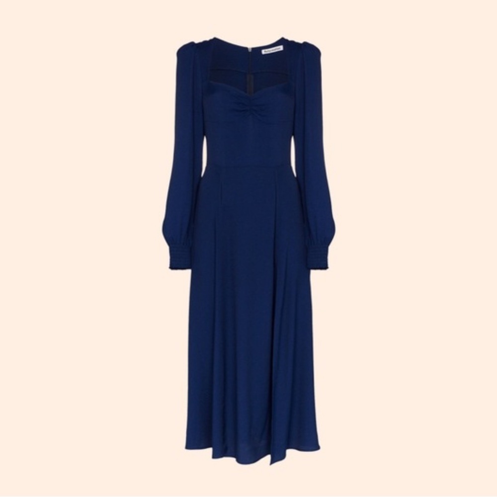 Reformation Hunt Dress in Danube Blue